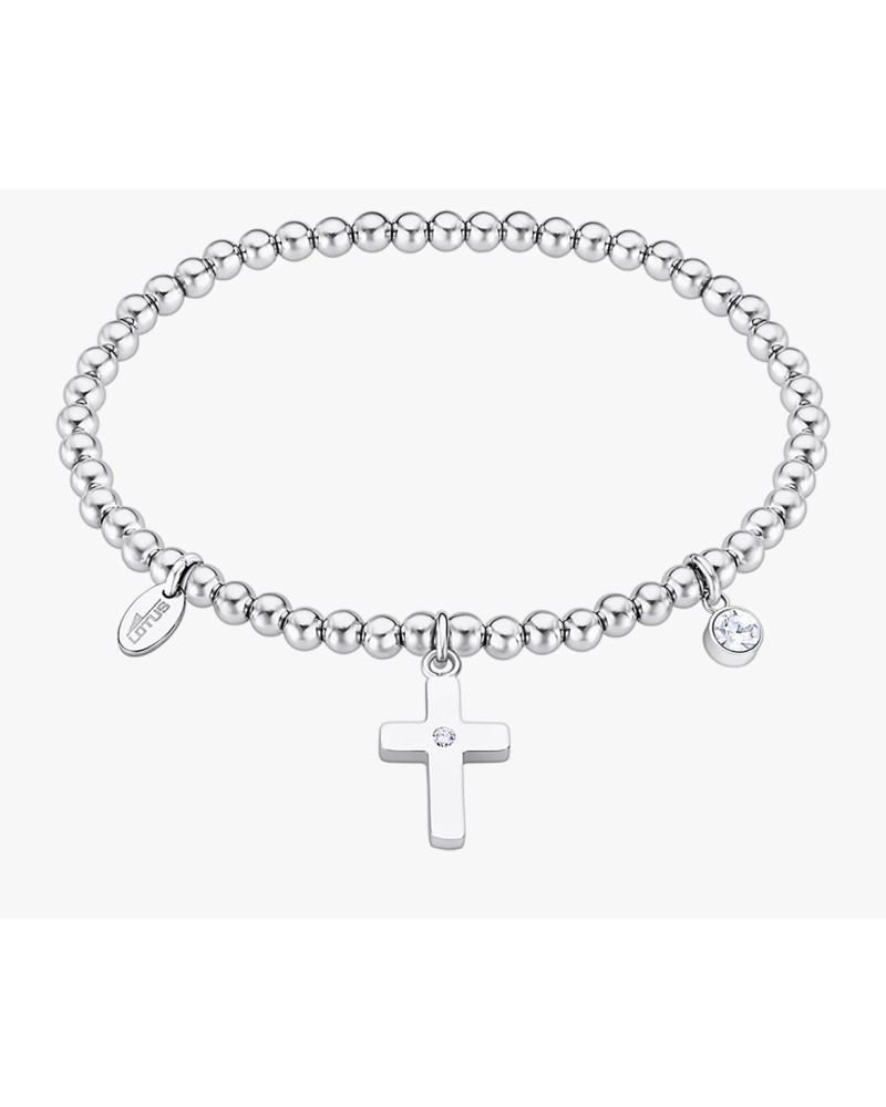 Pulsera Acero Cruz