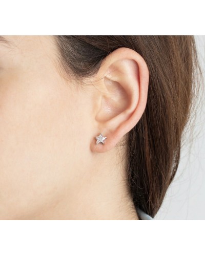 Pendientes Estrella Plata