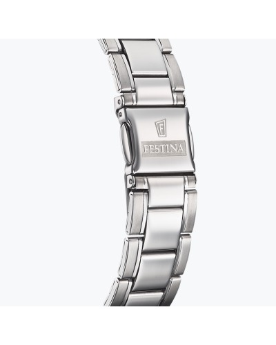 Reloj festina esfera azul y acero