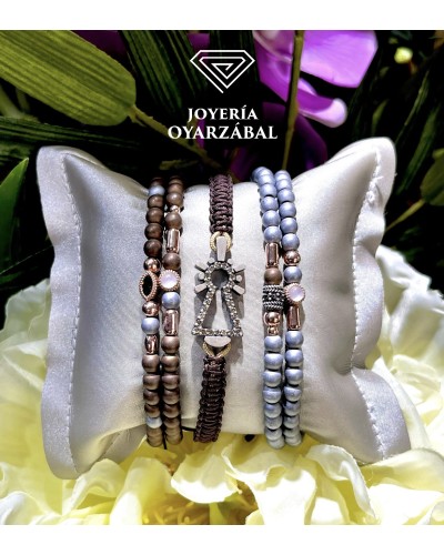 Pulsera Virgen del Pilar Diamantes