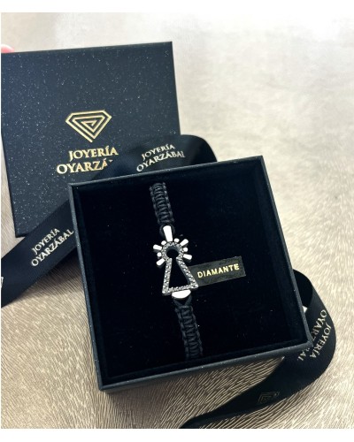 Pulsera Virgen Pilar Diamantes
