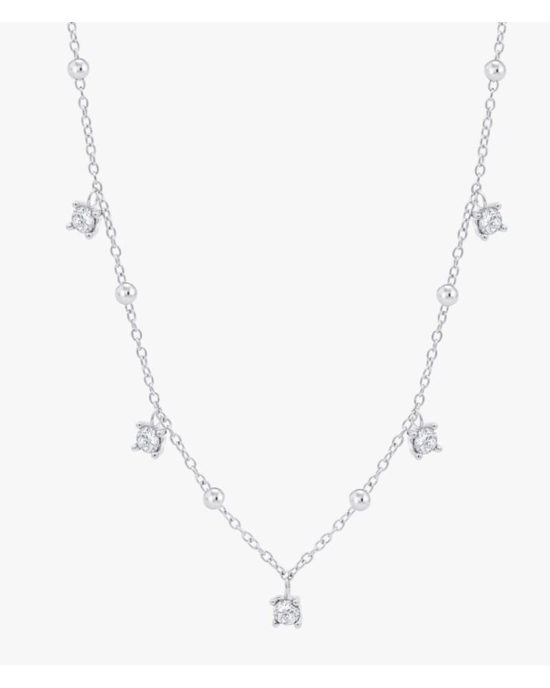 Collar Cubitos Plata de ley