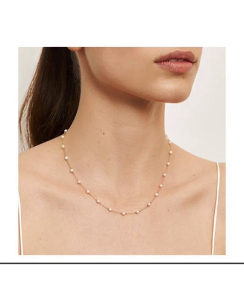 Collar Perlas Oro