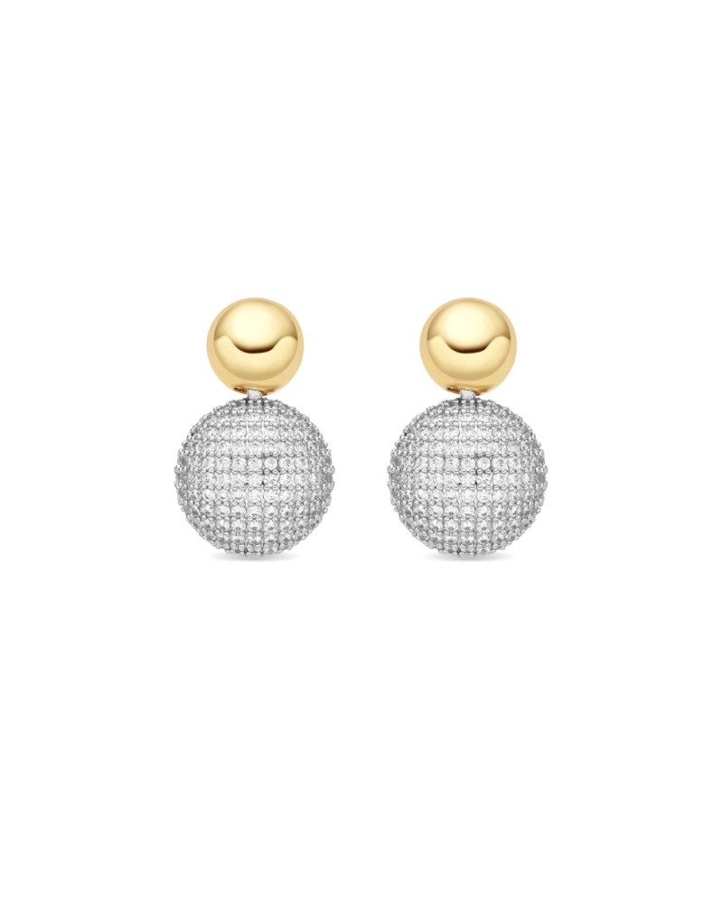 Pendientes metal dorado luxenter