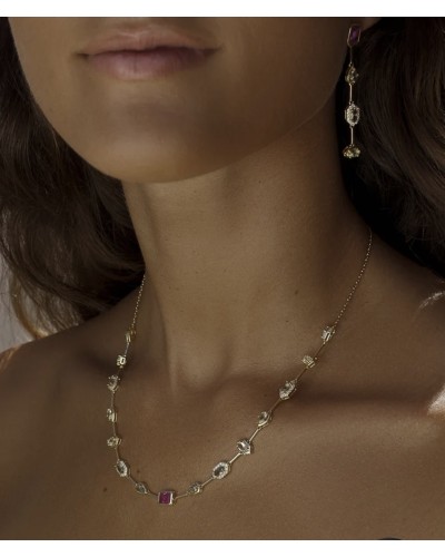 Pendientes largos elegantes, pendientes joya