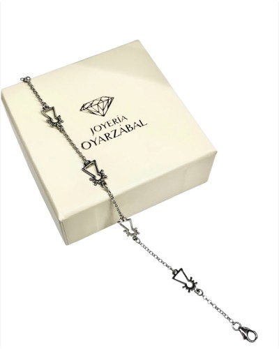Pulsera Virgen del Pilar Siluetas