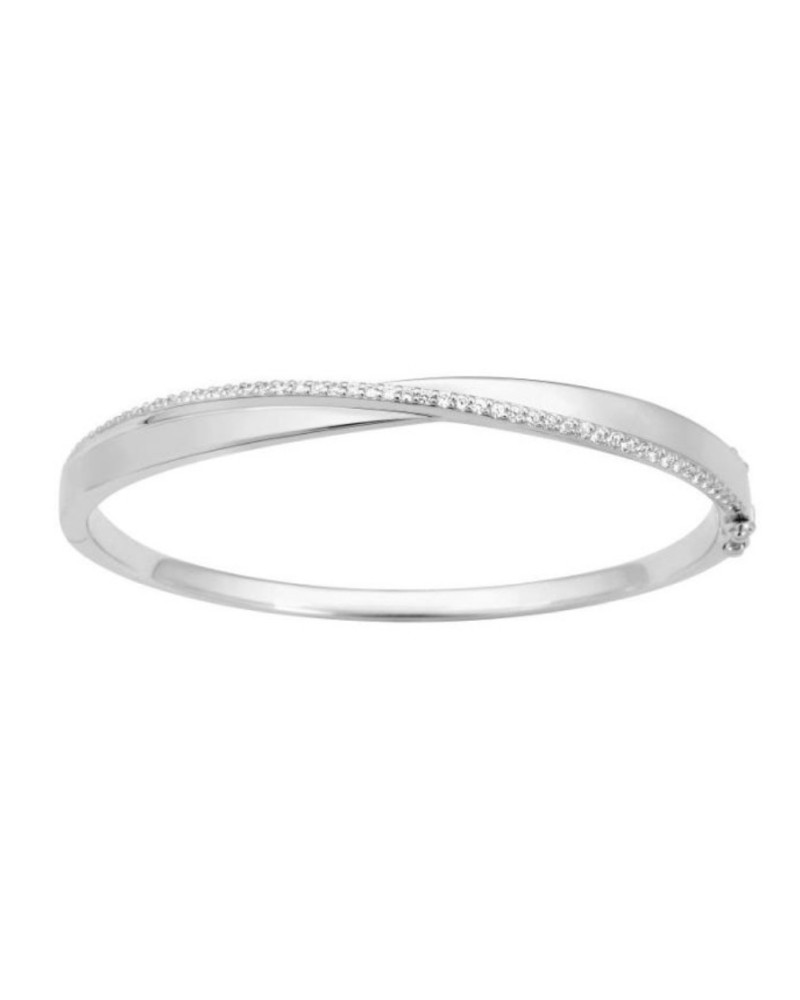 Pulsera Media caña en plata de ley