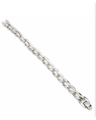 Pulseras eslabones trenzados delgada